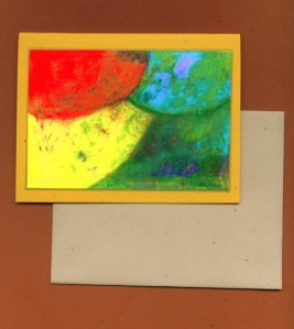 Abstract Art Blank Note Card